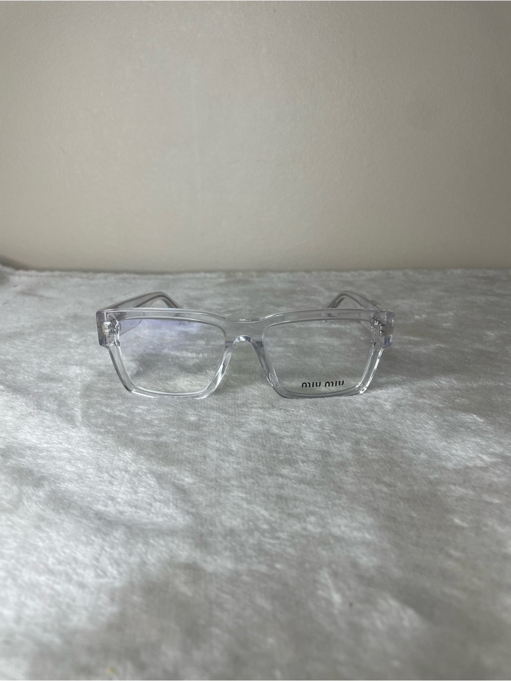 Miu Miu MU 02XV Transparent Women's Eyeglasses Frames 54mm 17mm 140mm
